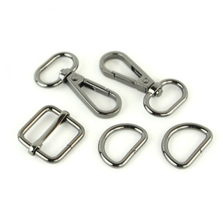 Sallie Tomato Basic Hardware Set 3/4" Gunmetal