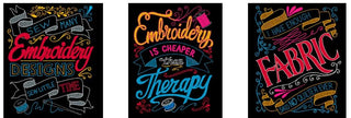 Purely Gates Embroidery Mylar Embroidery Designs Mylar Chalkboard Art CD
