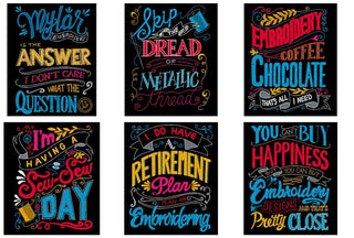 Purely Gates Embroidery Mylar Embroidery Designs Mylar Chalkboard Art CD