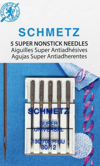 Schmetz Universal Needles Super Non-Stick 80/12 pk 5