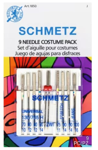Schmetz Costume Pack Needle Assortment 9PC