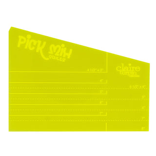 Pick and Mix Acrylic Template by Claire Turpin Design 