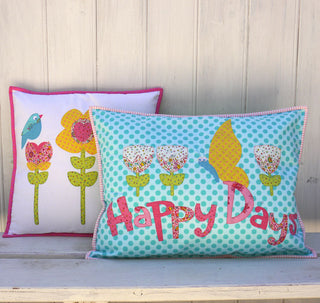 Happy Days 2 Cushion Pattern by Claire Turpin Designs
