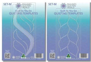Pauline's Quilters World QAYG Quilting Templates Set M 