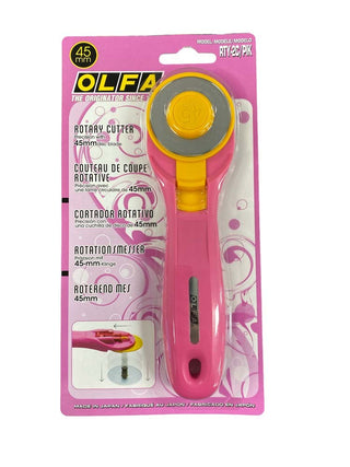 Rotary Cutter - Olfa Splash Pink 45mm