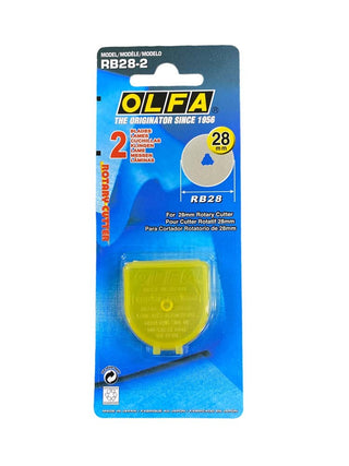 Olfa Rotary Cutter Replacement Blade28mm (2 Pk)