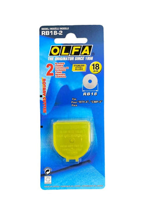 Olfa Rotary Cutter Replacement Blade 18mm (2 Pk)