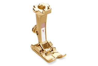 Bernina #01 Reverse Pattern Foot Gold and Special Accessory Tin 