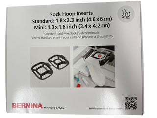 Bernina Sock Hoop Inserts - Standard 46mm x 60mm & Mini 34mm x 42mm
