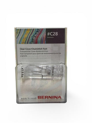 Bernina Overlocker Foot C28 Clear Cover/Chainstitch Foot L890