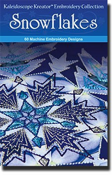 Software- Kalidescope Kreator 3 Snowflakes Embroidery Bundle