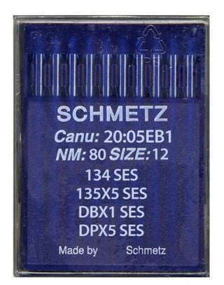 Needles DPx5 SES 134 SES, 135x5 SES SY1955 80/12 Pk10 (Light Ballpoint)