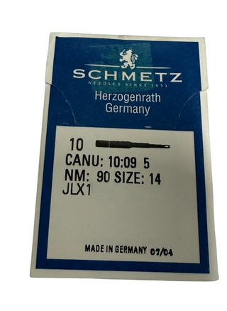 Needles JLx1 90 /14 (Singer 2053) PK 10 Overlocker (Round Shank)