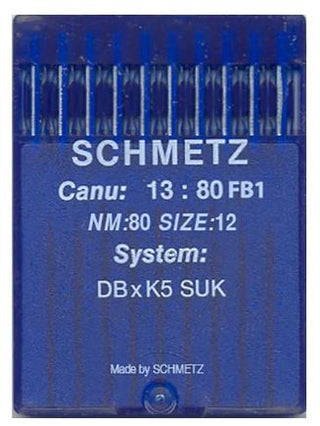 Needles DBxK5 SUK 80/12 Pk 10 (Ballpoint) Ricoma Embroidery