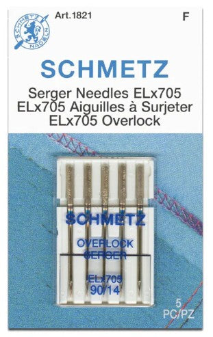 Schmetz Overlocker Needles EL x 705 CF 90/14 Pk 5