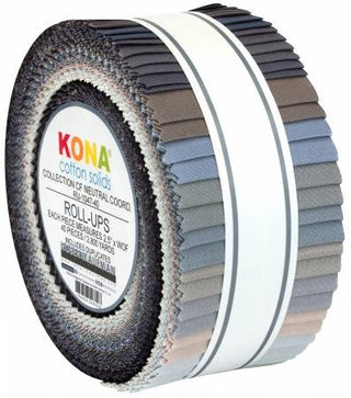 2.5" J Strips Kona Collection of CF Neutral Coordinates 40pcs