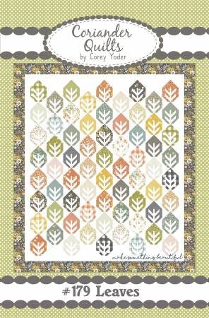 Leaves Pattern Coriander Quilts by Corey Yoder