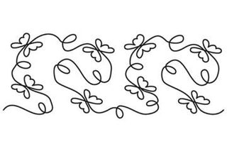 Handi Quilter Groovy Board, Flutterbys 10" x 24"