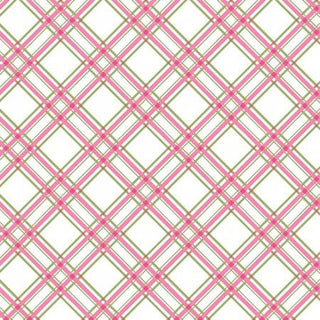 Kimberbell Basics Diagonal Paid Pink/Green 8244-PG Per Mtr