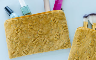 Kimberbell Digital Dealer Exclusive Deisgn (2022-02 FEB) - Pineapple Trapunto Pouch