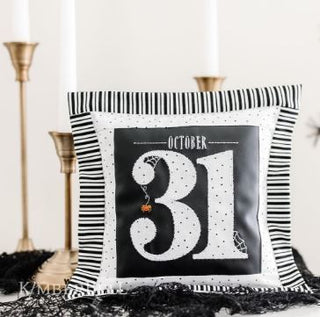 Kimberbell Digital Dealer Exclusive Design (2022-08 AUGUST) - October 31 Bench Pillow Buddy