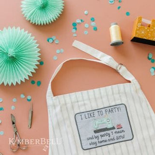 Kimberbell Digital Dealer Exclusive Design (2022-09 SEPT) - I Like to Party Apron