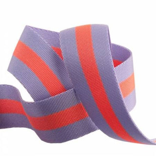 Tula Pink Webbing 2yd x 1.5in - Lavender & Pink