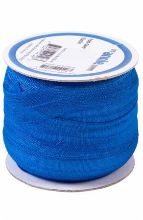 By Annie Fold Over Elastic Blastoff Blue per mtr
