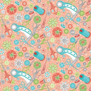 Amanda Murphy Sewing Room 2 Coral Tools per mtr 
