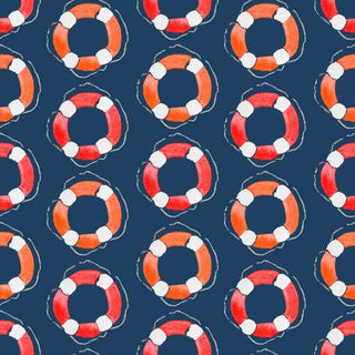 Ahoy Baby Navy Life Savers per mt 