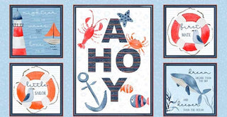Ahoy Baby Multi Ahoy Panel 60cm x 110cm 