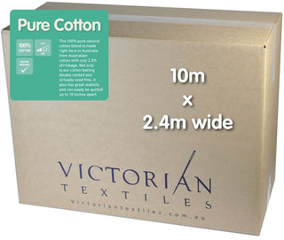 Matilda's Own 100% Cotton Wadding 2.4m x 10mt box