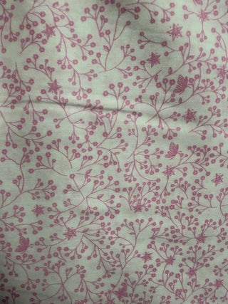 Flutter Wide Back 280cm width Pink on white per Metre