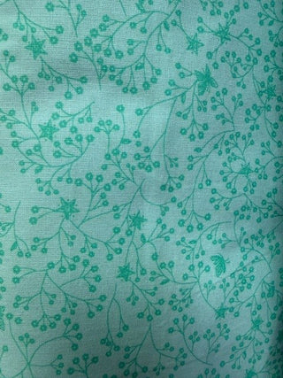 Flutter Wide Back 280cm width Aqua Blue per Metre