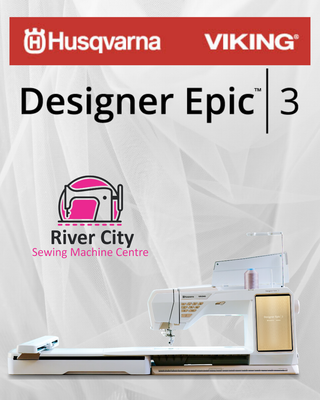 Husqvarna Viking Designer Epic 3 Sewing and Embroidery Machine