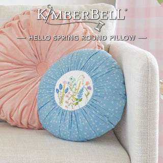 Kimberbell Digital Dealer Exclusive Design - Hello Spring Round Pillow