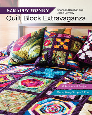Book - Scrappy Wonky Quilt Block Extravaganza