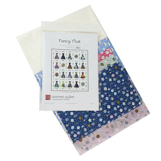 Quilt Kit - Go Fancy That Quilt Kit - Stof Florals (50" x57") -  (Includes Pattern & Fabric to complete the quilt top)