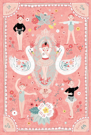 Quilt Kit - Panel Quilt Kit Ballet - Includes Panel, Coordinating Rainbows & Wadding