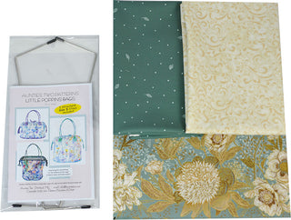 Little Poppins Bag Kit (includes Bag Pattern & Fabric & Stays) Assorted Colours