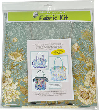 Little Poppins Bag Kit (includes Bag Pattern & Fabric & Stays) Assorted Colours