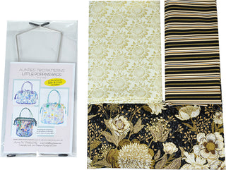 Little Poppins Bag Kit (includes Bag Pattern & Fabric & Stays) Assorted Colours