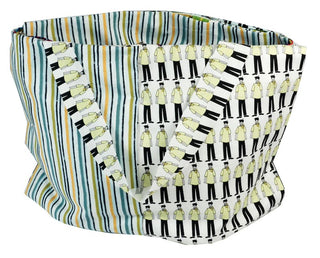 Simple Shopper Tote Bag Kit  (Includes Pattern & Fabric) Assorted Colours