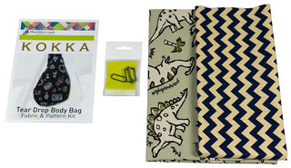Kokka Teardrop Body Bag Kit (includes Bag Pattern & Fabric)