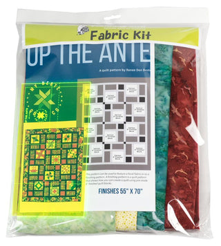 Quilt Kit - Snowflakes Quilt Kit (Includes Patterm, Template & Fabric)