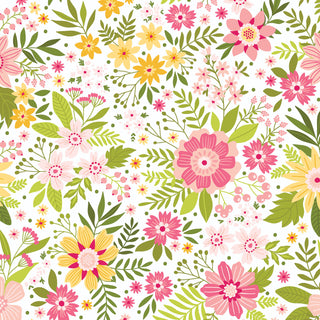 Benertex Among the Wildflowers Wideback #17100W02 Daybreak Coral per mtr