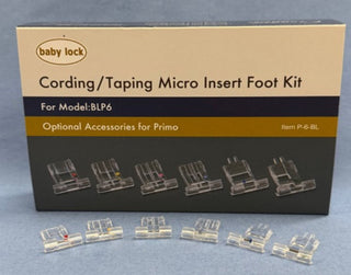 BabyLock Primo Taping and Cording Micro Insert Feet Set