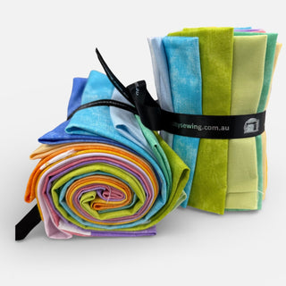 Chalk Fabric Ombre Design Roll (30cm  WOF x 4 pieces)