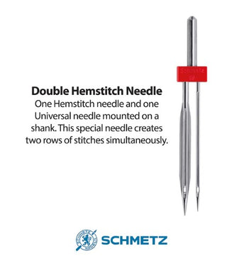 Schmetz Double Hemstitch Needle 100