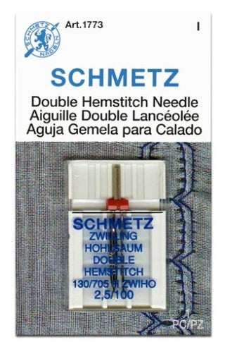 Schmetz Double Hemstitch Needle 100